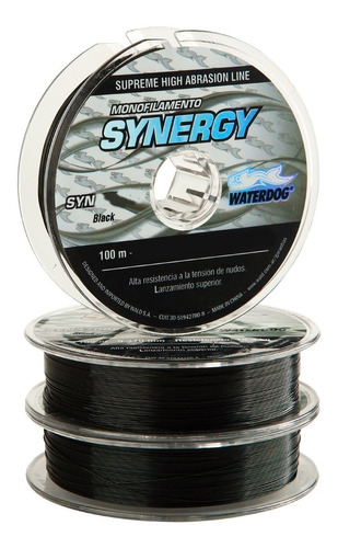 Linea Nylon Waterdog Synergy 0.285mm Tanza 6,6 Kg 100m