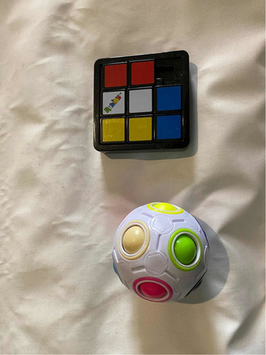 Juego Cubo Rubik Puzzle Y Rainbow Ball