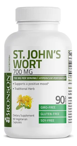 comprar Hierba De San Juan 700 Mg Bronson 90 Cápsulas Sabor Sin Sabor