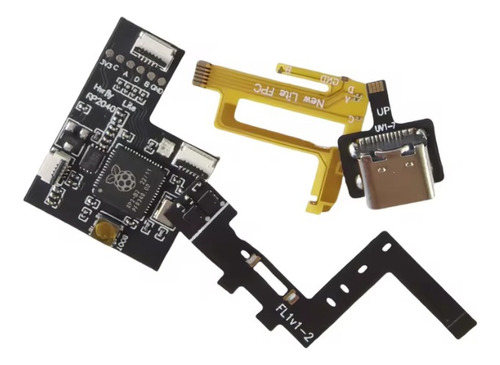 Hwfly Para Nintendo Switch Rp2-b2 Para Consola Oled Negro