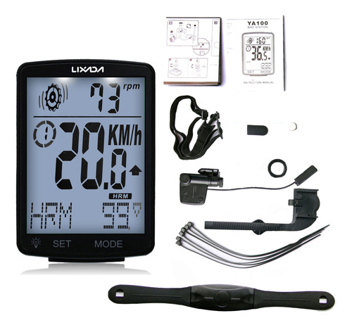 Pantalla De Ordenador Para Bicicleta Ipx7. Bicicleta Lcd Fun