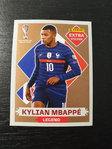 Figurinha Extra Sticker Kylian Mbappe Bronze Oficial, Brinquedo Editora  Panini 2022 Usado 78162637