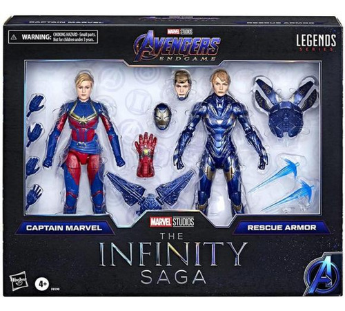 Marvel Legends Captain And Rescue Armor 2-pack Infinity S...