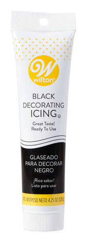 Tubo De Glaseado Negro Listo Para Usar, 4.25 Oz. Wilton