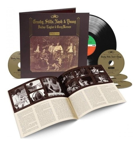 Crosby Stills Nash & Young Deja Vu 50th Box Vinilo + 4 Cd 