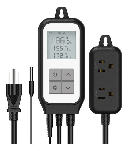 Controlador De Temperatura Digital Wifi, Tomada De Resfriame