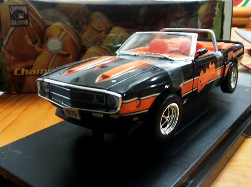 1970 Ford Shelby Gt500 Orioles Baltimore Escala 1/18 Ertl