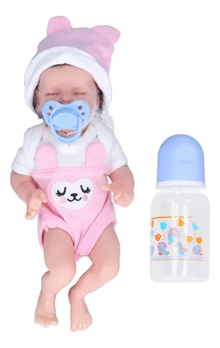 Baby Toy 12in Girl Doll Lovely Long Eyelashes Soft Silicone
