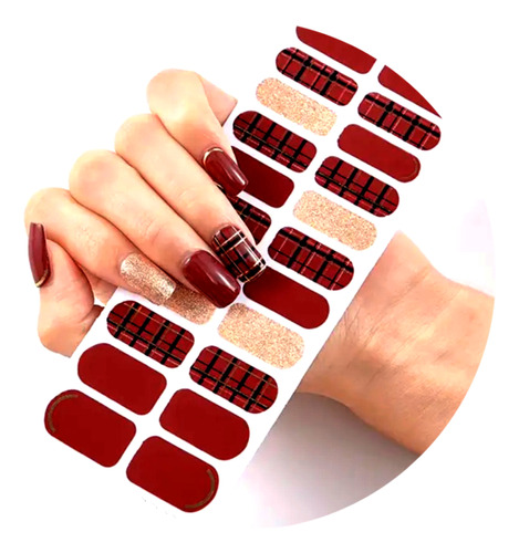 Pegatinas Autoadhesivas Para Manicura Esmalte De Uñas 