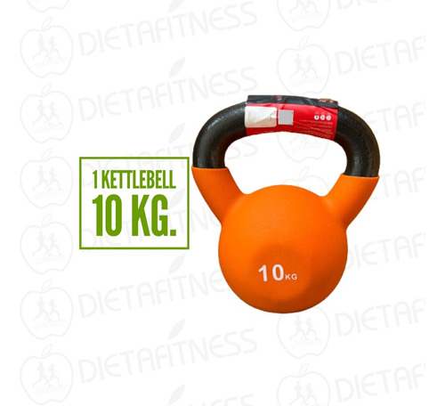 Pesa Rusa 10 Kilos Kettlebell Acero Dietafitness