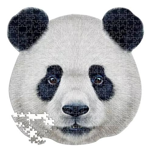 Juego De Mesa Puzzle Educa Cara De Oso Panda 332pcs Febo