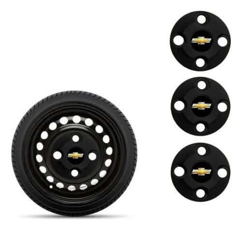 comprar Jogo 4 Calota Gm Celta Centro Roda Ferro Aro 13 14 15 4x100