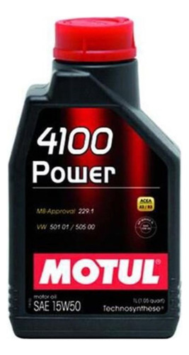 Óleo Lubrificante 4100 Power 15w50 1l Motul