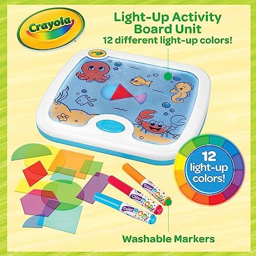Crayola Kids Up Activity Board Art Kit Para Edades De 3 A 6