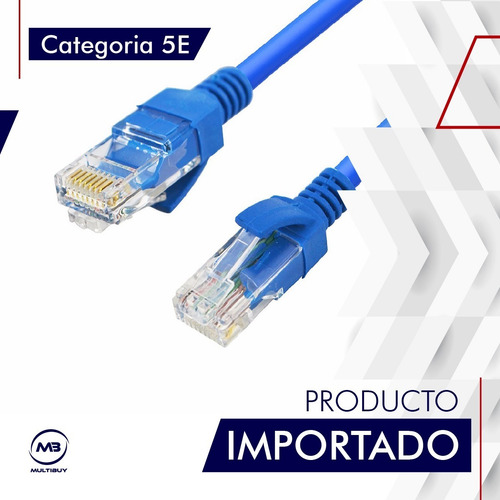 Imagen 4 de 10 de Cable De Red Lan Ethernet 10 Metros Internet Ps4 Pc Cat 5e