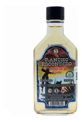 Pack De 6 Licor De Agave Rancho Escondido 200 Ml