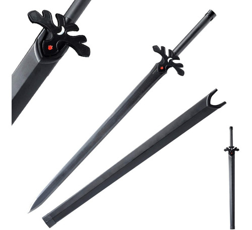 Espada Katana De Metal  Anime Sao Kirito Night Sky Cosplay