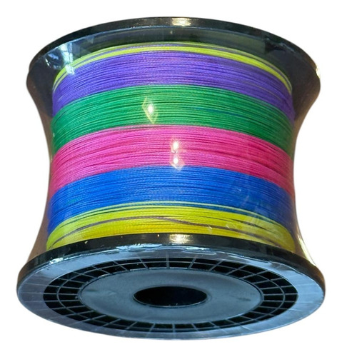 Bobina De Multifilamento Klama 0.45 X 500 Mts 8 X Hebras Multicolor