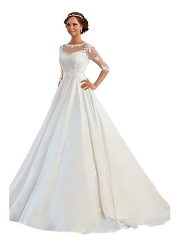 Vestido Noiva 40 Anos De Novia Largo MercadoLivre