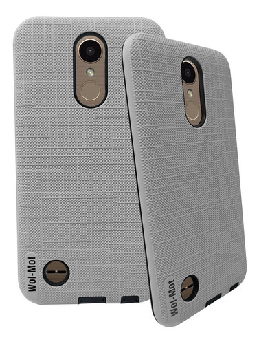 Funda Para LG K10 2017 M250n Case Grill Con Cristal 9h