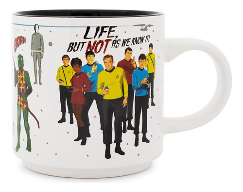 Taza De Cerámica Apilable Silver Buffalo Star Trek Aliens, |