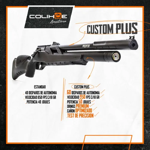 Rifle Pcp Fox Predator Cal 5,5mm Custom Plus - Optimizado