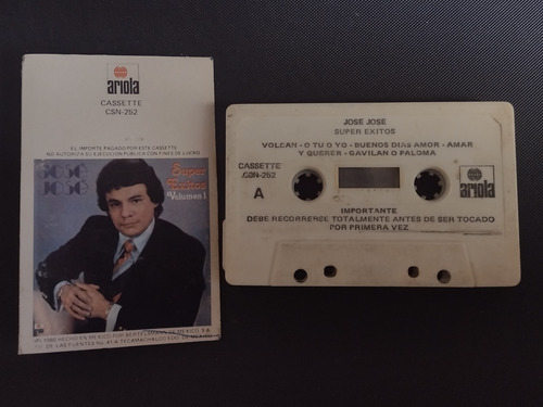 José José Súper Éxitos Cassette 