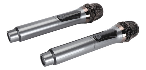 Micrófono De Mano, 2 Unidades, Led Inalámbrico Dinámico Inal