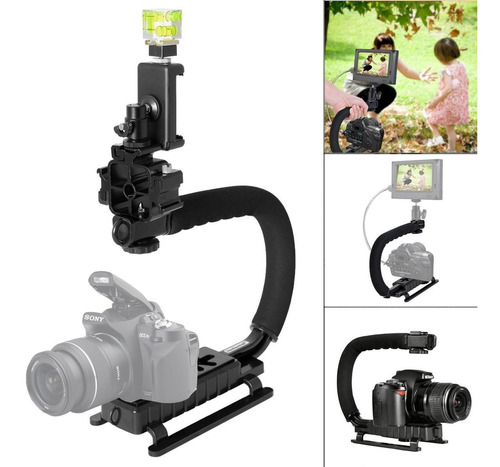 Fantaseal Dc+dv+3-in-1 Camera Steadycam Mount Hand Grip C