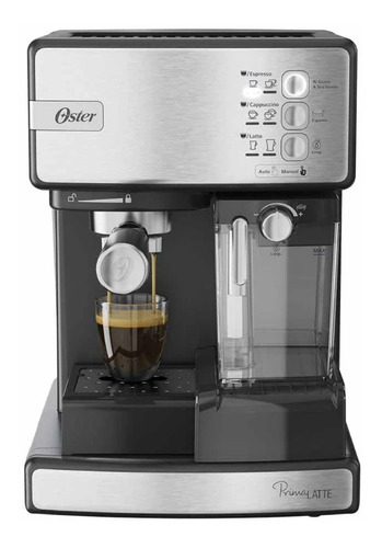 Imagen 1 de 10 de Cafetera Automática Oster Prima Latte De Espresso 1050w