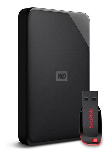 Pack Disco Duro Externo Elements 2tb + Pendrive Sandisk 32gb