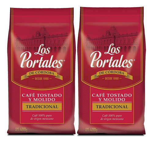 2 Café Los Portales De Córdoba Tradicional 400gr