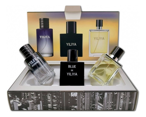 Mini Set De 3 Pzs Perfumes Fragancia 30ml Caballero Men