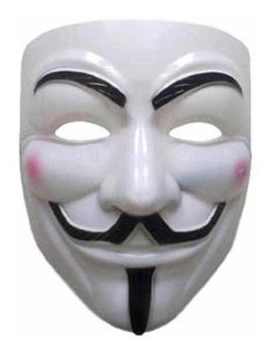 Mascara Anonymous V Venganza Disfraz Halloween Fiesta Hakers