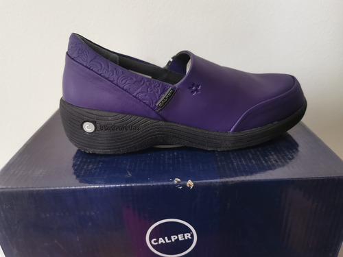 Zapato Mujer Calper Morado Horma Chica