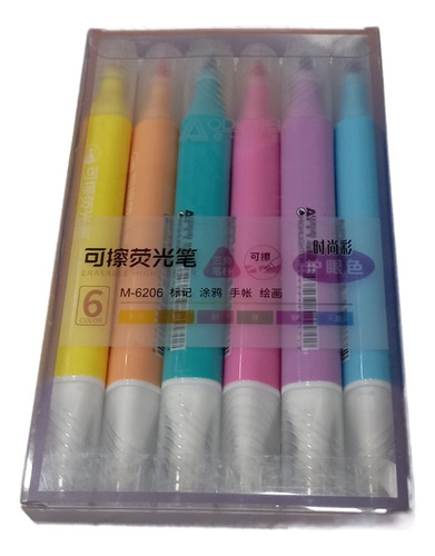 Resaltadores Gel Stick Set X6 Colores 