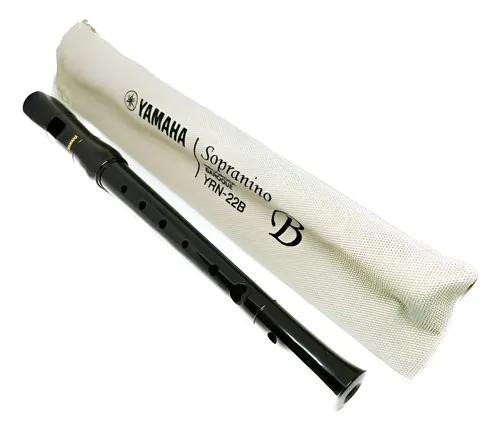 Flauta Doce Yamaha Profissional Yrn22b Sopranino Barroca Bag