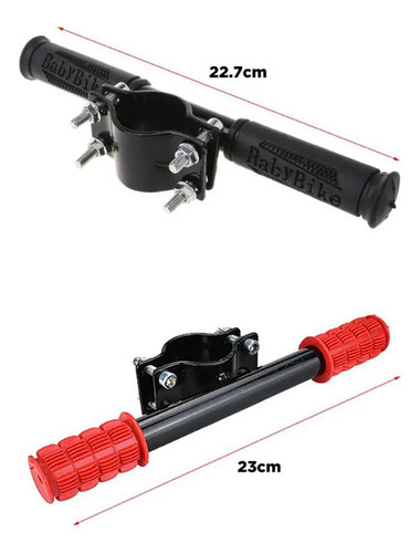 Monopatín Para Niños Con Manillar Seguro Para Scooter Rojo