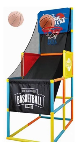 Basketball Basquet Cancha Juego Niños Armable  140 De Alto 