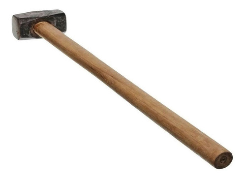 Maza Martillo Albañil 5000 Grs Forjada Cabo Madera 5 Kg
