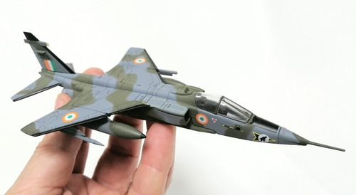 Miniatura Diecast 1/100, Caza Jaguar Fuerza Aérea India 