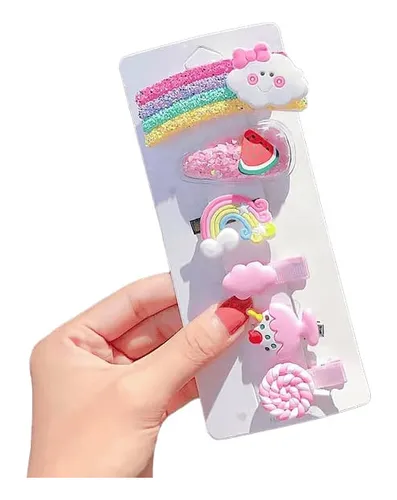 comprar Set Pinches Para El Cabello Bebé Y Niñas Arcoíris