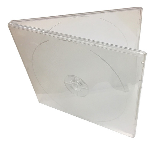 Estuche Caja Transparente De 25 Unidades Cd Dvd Blue Ray