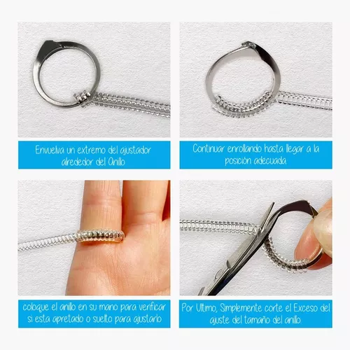 Ajustador De Tamaño De Anillo Invisible Para Anillos Suelto