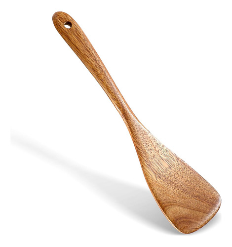 Espátula De Madera Plana Antiadherente 12 Pulgadas