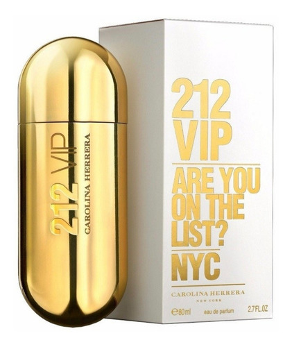 Carolina Herrera 212 Vip Vip Edp 80 ml Para Mujer