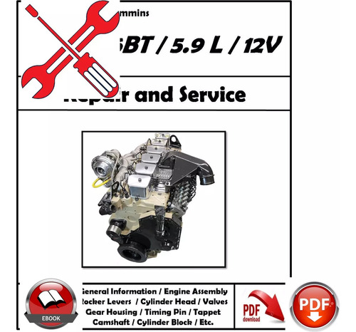 Diagrama Electrico Cummins 6bt Motor 5.9l Dodge Ram 12v