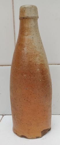 Antigua Botella Porron Gress Cerveza Azul Piazza Leer Descri (Usado)