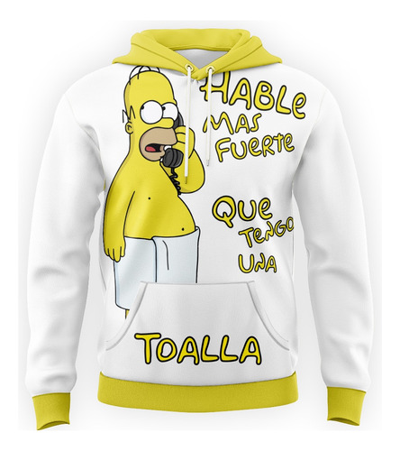 Sudadera Homero Tengo Una Toalla Simpson