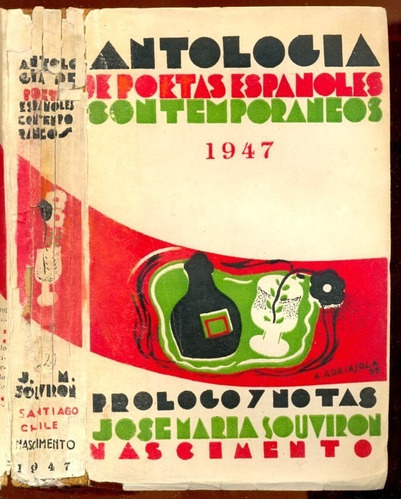 Antología De Poetas Españoles Contemporáneos - Souviron 1947